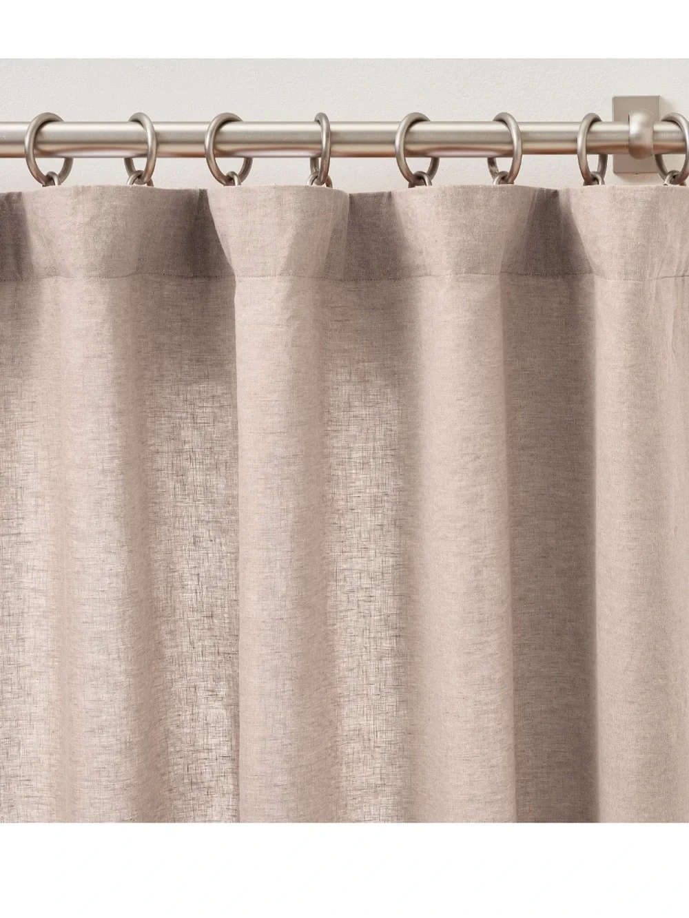 Pottery Barn Belgian Flax Linen Curtain Set 100